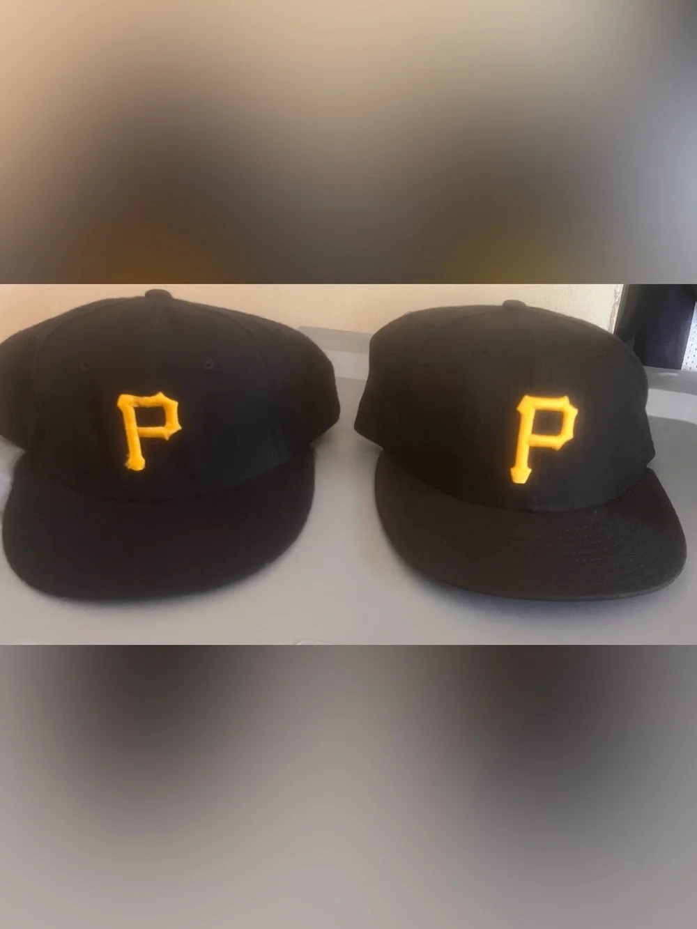 2 vintage size 7 1/8 Pittsburgh pirates mlb baseball hat bundle 1 wool diamond c